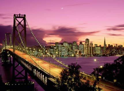 Golden Gate Bridge in San Francisco seen from Sausalito, CA