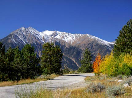 Mount Elbert, the highest peak in Colorado