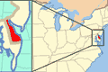 Map of Delaware