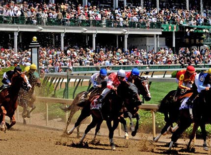 The Kentucky Derby is held in Louisville, KY