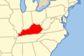 Map of Kentucky