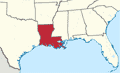 Map of Louisiana