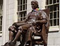 John Harvard Statue in Cambridge, MA