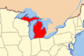 Map of Michigan