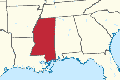 Map of Mississippi