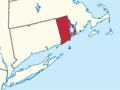 Map of Rhode Island