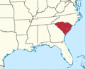 Map of South Carolina