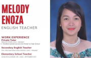 MelodyEnoza's picture - English tutor in San Isidro Central Luzon